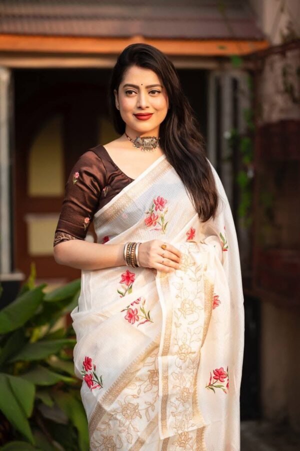SOFT KOTA SAREE WITH TRENDY BENTEX ZARI BORDER #NF7732*