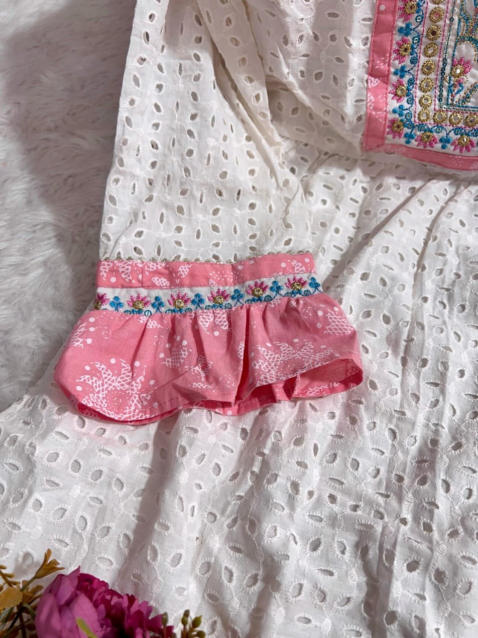 Trendy Patch Handwork Co-Ord Set - Image 5