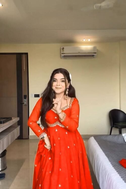 ANARKALI GOWN, PENT WITH DUPPATA NF9009