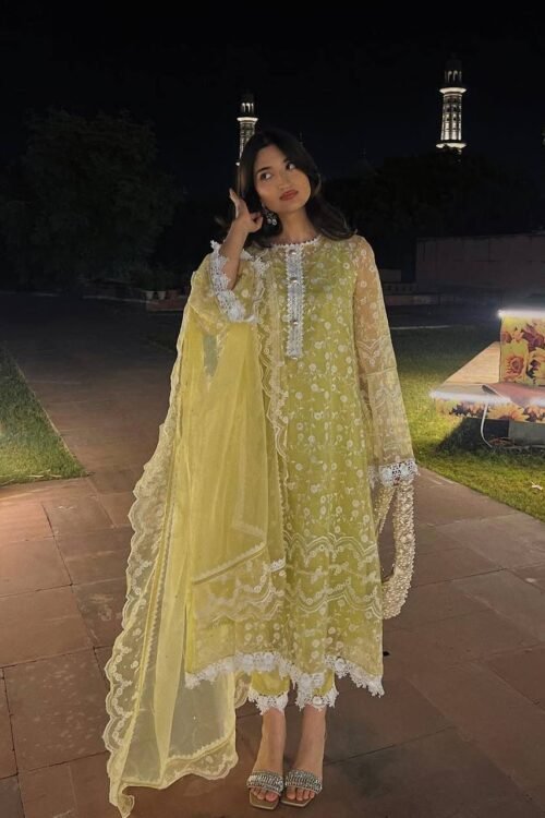 Elevate your festive and party wardrobe with this Designer Heavy Soft Net Top–Palazzo–Dupatta Set, crafted to deliver a graceful yet glamorous look. Designed for modern women who love elegance with comfort, this outfit is ideal for parties, weddings, festive celebrations, and special occasions.