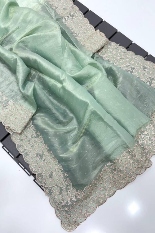 Step into sophistication with this beautifully crafted Crunchy Satin Silk Saree, designed to reflect timeless grace and modern elegance. This saree is a perfect choice for women who love subtle luxury, refined detailing, and effortless charm.